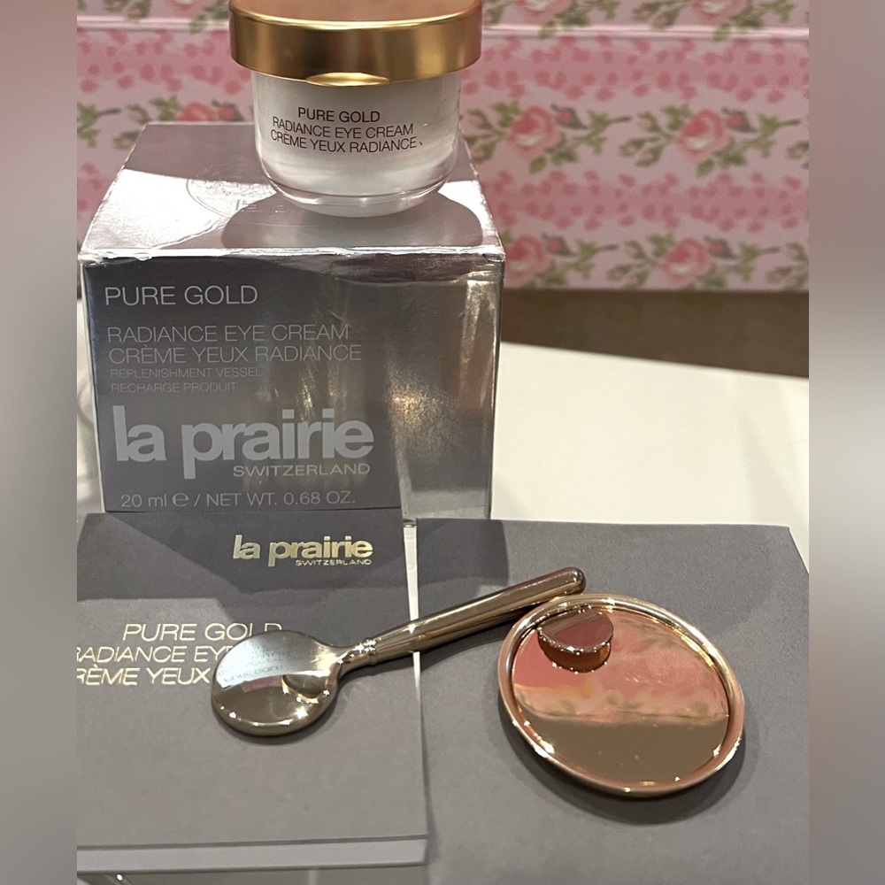 La Prairie Pure Gold Radiance Eye Cream Refill .68oz/20ml sealed